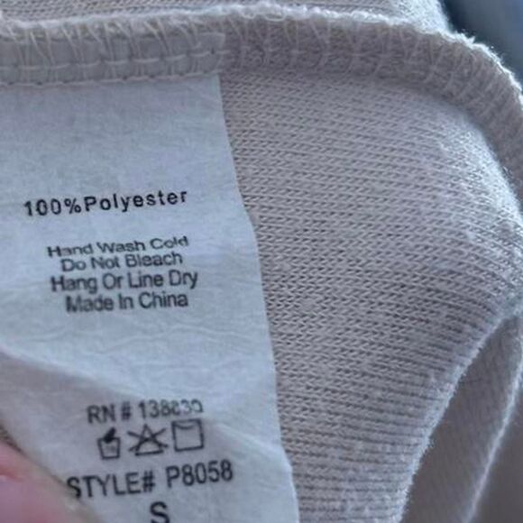 Cream Terry Ruffle Shorts – Soft Girl Lounge Aesthetic (Size S) - Picture 5 of 5